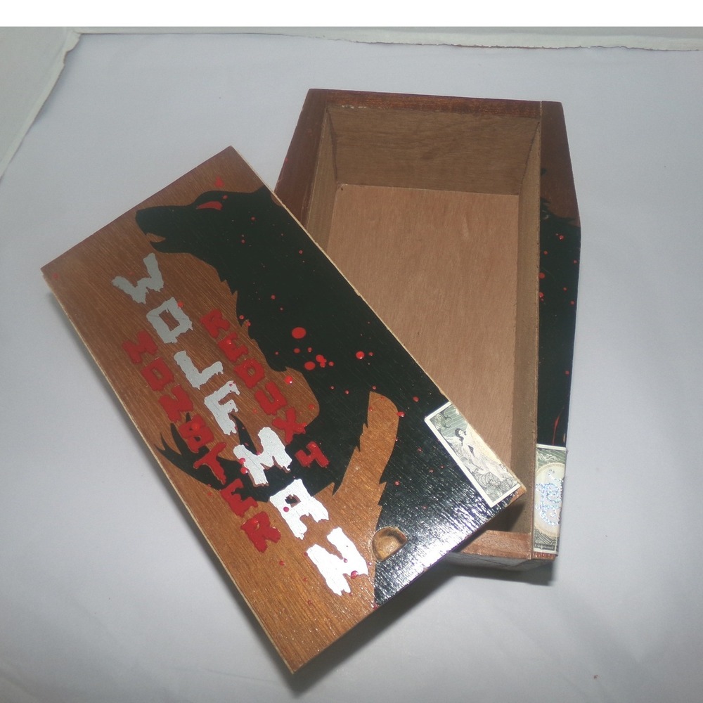 Tatuaje Monster Series Wolfman Redux 4 Coffin Wooden Cigar Box August 2024